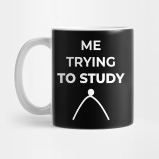 Me Trying To Study Science Funny Mug